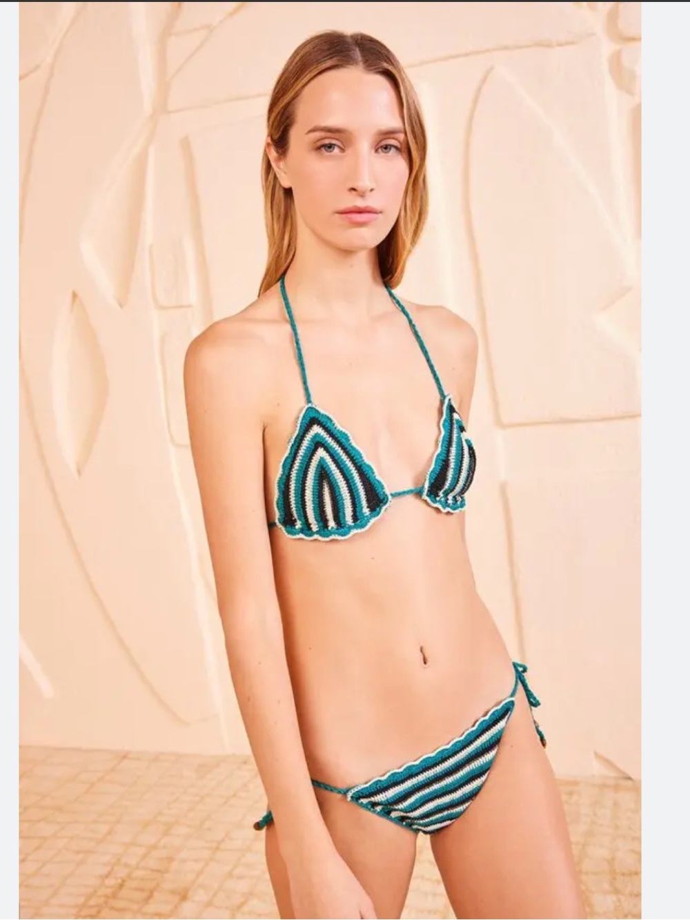 Ulla Johnson Lagoon Stripe Bikini